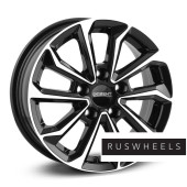 Диски Dezent R17 / 7J PCD 5x114.3 ЕТ 40 ЦО 66.1 KS black polished