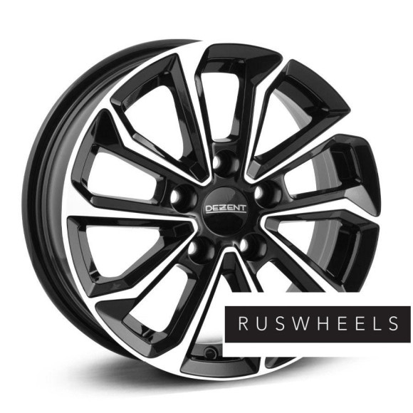 Диски Dezent R17 / 7J PCD 5x115 ЕТ 44 ЦО 70.2 KS black polished Диски Dezent R17 / 7J PCD 5x115 ЕТ 44 ЦО 70.2 KS black polished