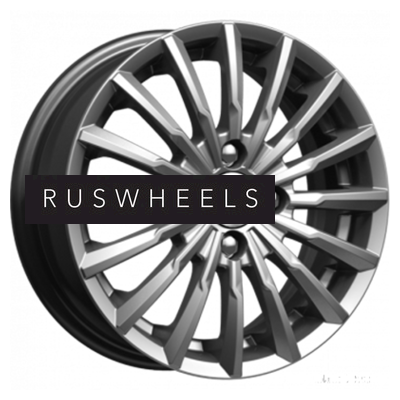 Диски КИК 7x17/4x100 ET43 D60,1 Акцент-оригинал (КС562) Дарк платинум Диски КИК 7x17/4x100 ET43 D60,1 Акцент-оригинал (КС562) Дарк платинум