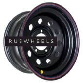 Диски Off-Road Wheels 8x16/5x139,7 ET15 D110 УАЗ Черный