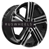 Диски PDW 7,5x17/5x112 ET45 D57,1 5240 Gloss Black Machine Face (PDW)