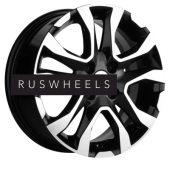 Диски Khomen Wheels 6x15/4x100 ET46 D54,1 KHW1503 (Rio/Solaris) Black-FP