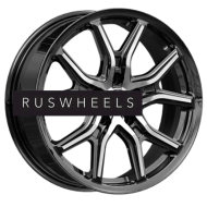 Диски iFree 6,5x17/5x114,3 ET38 D67,1 Страйк (КС1080) Блэк Джек