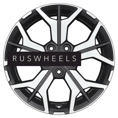 Диски Khomen Wheels 7x17/5x114,3 ET45 D67,1 KHW1715 (CX-5/i40) Black-FP Диски Khomen Wheels 7x17/5x114,3 ET45 D67,1 KHW1715 (CX-5/i40) Black-FP