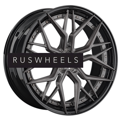 Диски LS Forged 9,5x21/5x112 ET36 D66,6 LS FG35 ALBRSD-GM/BK (конус)