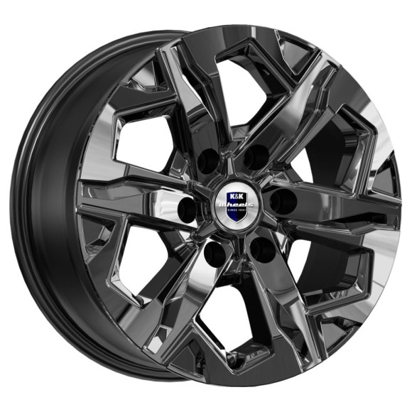 Диски КиК 7.5\R17 6*139.7 ET38 d67.1 Кварц