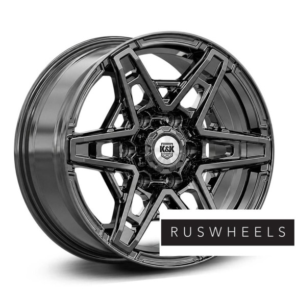 Диски КиК R17 / 8J PCD 6x139.7 ЕТ 42 ЦО 93.1 Блэкберн