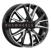 Диски КИК 6,5x18/5x108 ET52 D60,1 Кайлас (КС1054) Алмаз черный