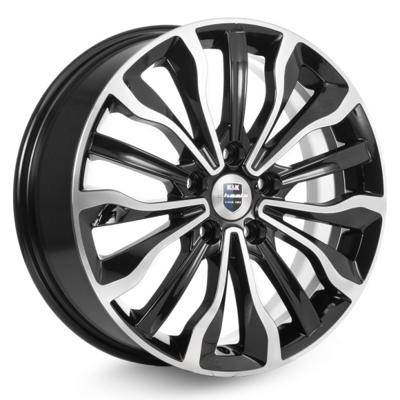 Диски КиК 6.5\R17 5*114.3 ET40 d67.1 Алмаз черный