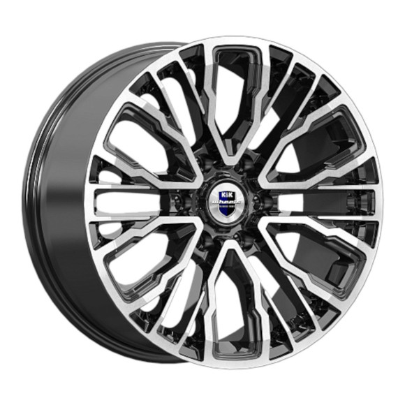 Диски КиК 8.5\R19 6*139.7 ET25 d106.1 Алмаз черный Диски КиК 8.5\R19 6*139.7 ET25 d106.1 Алмаз черный