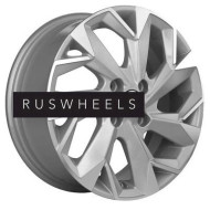 Диски Khomen Wheels 5,5x14/4x100 ET38 D67,1 KHW1402 (Accent/Getz/i20) F-Silver-FP