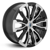 Диски КиК 7.5\R18 6*139.7 ET25 d106.1 Алмаз черный Диски КиК 7.5\R18 6*139.7 ET25 d106.1 Алмаз черный