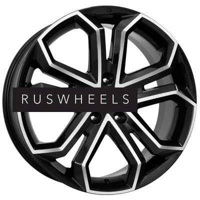 Диски КИК 8,5x19/5x112 ET40 D66,6 Пандора (КС466) Алмаз черный