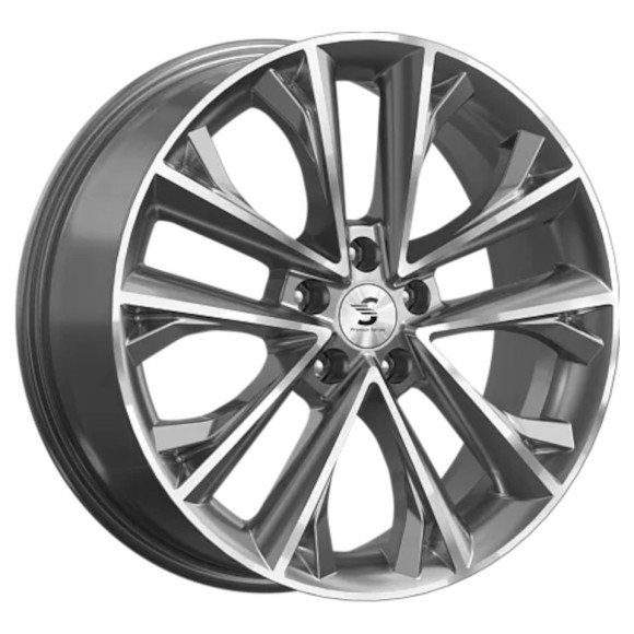 Диски СКАД Premium 7,0\R18 5*108 ET38 d60.1 Diamond gloss graphite