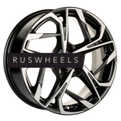 Диски Khomen Wheels 7x17/5x112 ET49 D66,6 KHW1716 (Audi A4) Black-FP