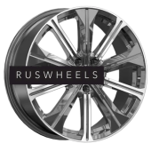 Диски Premium Series 7x19/5x108 ET45 D60,1 КР013 (Tiggo 8 Pro) Diamond Gloss Graphite