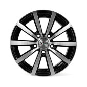 Диски Xtrike 6,0\R15 5*114.3 ET38 d67.1 BK/FP Диски Xtrike 6,0\R15 5*114.3 ET38 d67.1 BK/FP