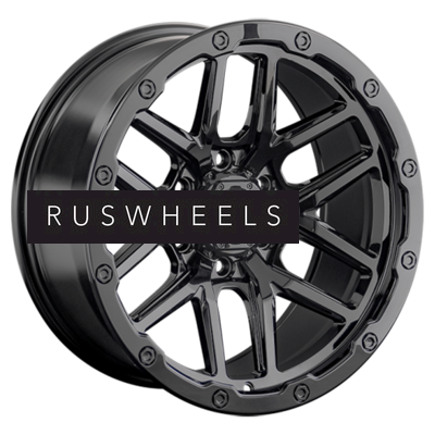 Диски LS 9,5x18/6x139,7 ET0 D106,1 1362 BK (конус, Колпак+лого)