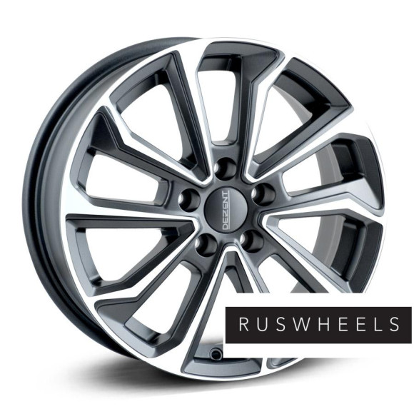 Диски Dezent R18 / 7.5J PCD 5x114.3 ЕТ 45 ЦО 64.1 KS dark