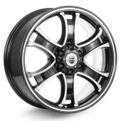 Диски КиК 7.5\R18 6*139.7 ET38 d100.1 Алмаз черный