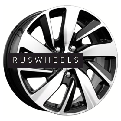 Диски КИК 6,5x16/5x114,3 ET46 D67,1 КС741 Алмаз черный