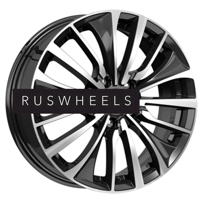 Диски КИК 6,5x17/5x108 ET45 D67,1 Flanker (КС751) Алмаз черный