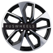 Диски Khomen Wheels 7x17/5x110 ET46 D63,3 KHW1703 (Changan CS35 Plus) Black-FP