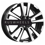 Диски КИК 6,5x17/4x100 ET43 D60,1 КС874 Алмаз черный