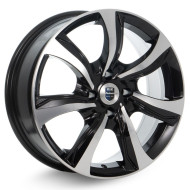 Диски КиК 7,0\R17 5*100 ET38 d67.1 Алмаз черный