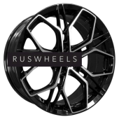 Диски INCH 8x18/5x114,3 ET37 D66,5 FA8534 Gloss Black Machined Face (ZJH)