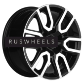 Диски Khomen Wheels 8x17/6x139,7 ET42 D75,1 KHW1723 (Haval H9) Black-FP Диски Khomen Wheels 8x17/6x139,7 ET42 D75,1 KHW1723 (Haval H9) Black-FP