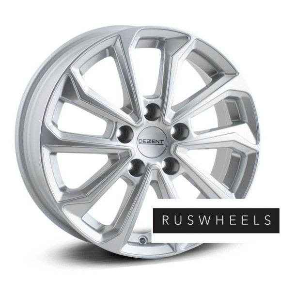 Диски Dezent R16 / 6.5J PCD 5x114.3 ЕТ 42.5 ЦО 67.1 KS silver
