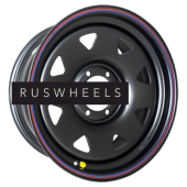 Диски Off-Road Wheels 8x18/6x139,7 ET15 D110 Тойота Ниссан (треуг. мелкий) Черный