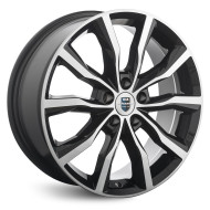 Диски КиК 7.5\R18 5*114.3 ET45 d67.1 Алмаз черный