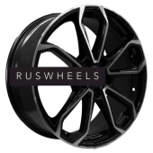 Диски Khomen Wheels 7x18/5x114,3 ET37 D66,6 KHW1816 (Jolion) Black-FP Диски Khomen Wheels 7x18/5x114,3 ET37 D66,6 KHW1816 (Jolion) Black-FP