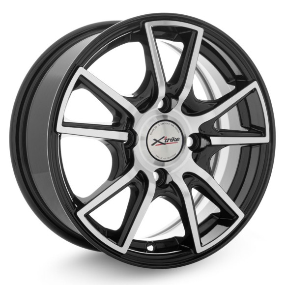 Диски Xtrike 6,0\R14 4*108 ET38 d67.1 BK/FP