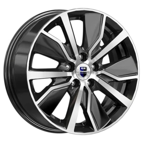 Диски КиК 6.5\R16 5*100 ET38 d57.1 Алмаз черный