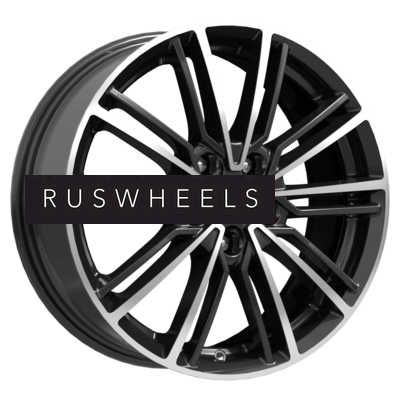 Диски КИК 7x17/4x100 ET41 D60,1 Эрфурт (КС903) Алмаз черный