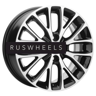 Диски Khomen Wheels 6x15/4x100 ET45 D56,6 KHW1506 (Nexia) Black-FP