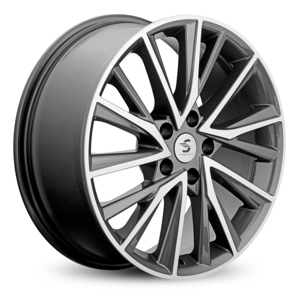 Диски СКАД Premium 7.5\R18 5*114.3 ET45 d67.1 Diamond gloss graphite