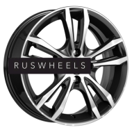 Диски КИК 6x16/5x112 ET40 D66,6 Samara (КС866) Алмаз черный SK