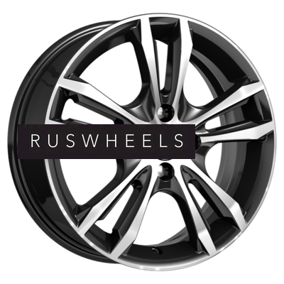 Диски КИК 6x16/5x112 ET40 D66,6 Samara (КС866) Алмаз черный SK