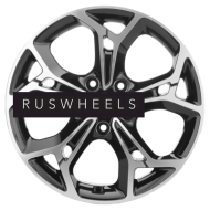 Диски Khomen Wheels 7x17/5x114,3 ET50 D67,1 KHW1702 (CX-5/Seltos/Optima) Black-FP