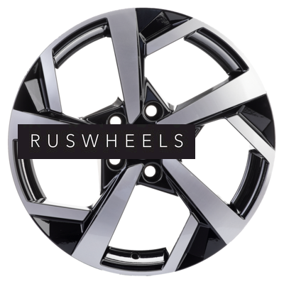 Диски Khomen Wheels 7x17/5x114,3 ET50 D67,1 KHW1712 (CX-5/Seltos/Optima) Black-FP
