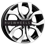 Диски КИК 6,5x16/5x114,3 ET50 D67,1 КС704 Алмаз черный Диски КИК 6,5x16/5x114,3 ET50 D67,1 КС704 Алмаз черный